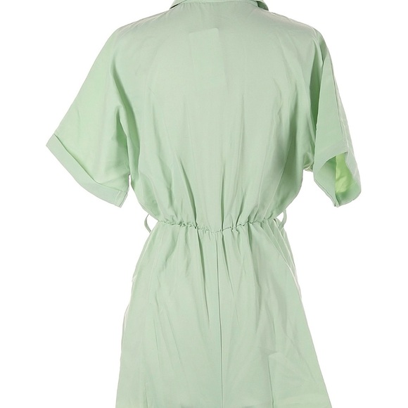 Mint Green Women's Romper - Picture 5 of 9